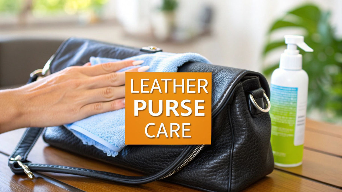How to Clean a Leather Purse the Right Way - thebagicon | thebagicon