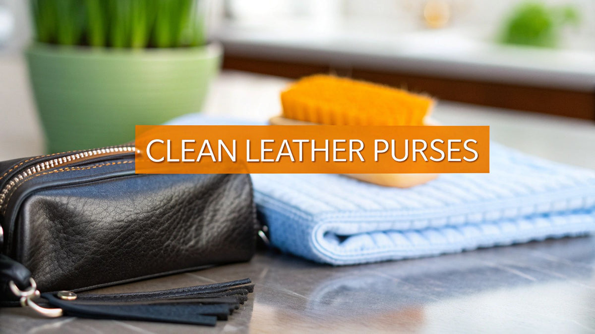 How to Clean Leather Purses Like a Pro - thebagicon | thebagicon