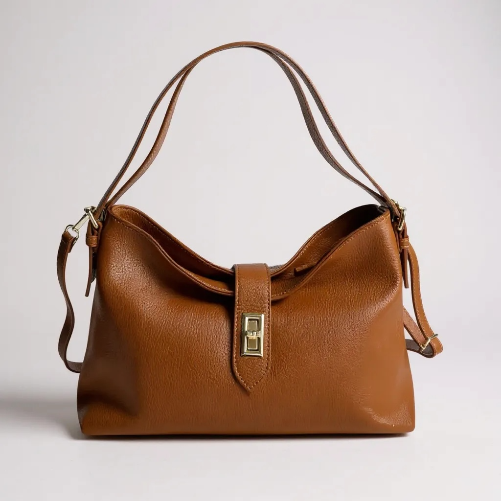 THE CLARA LEATHER SLOUCH BAG