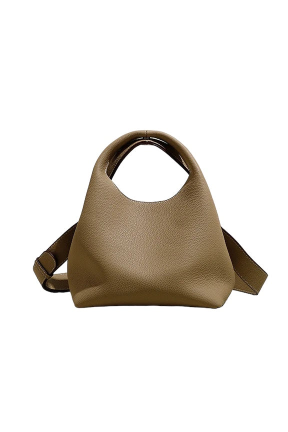 THE JO TWO-TONED BUCKET BAG