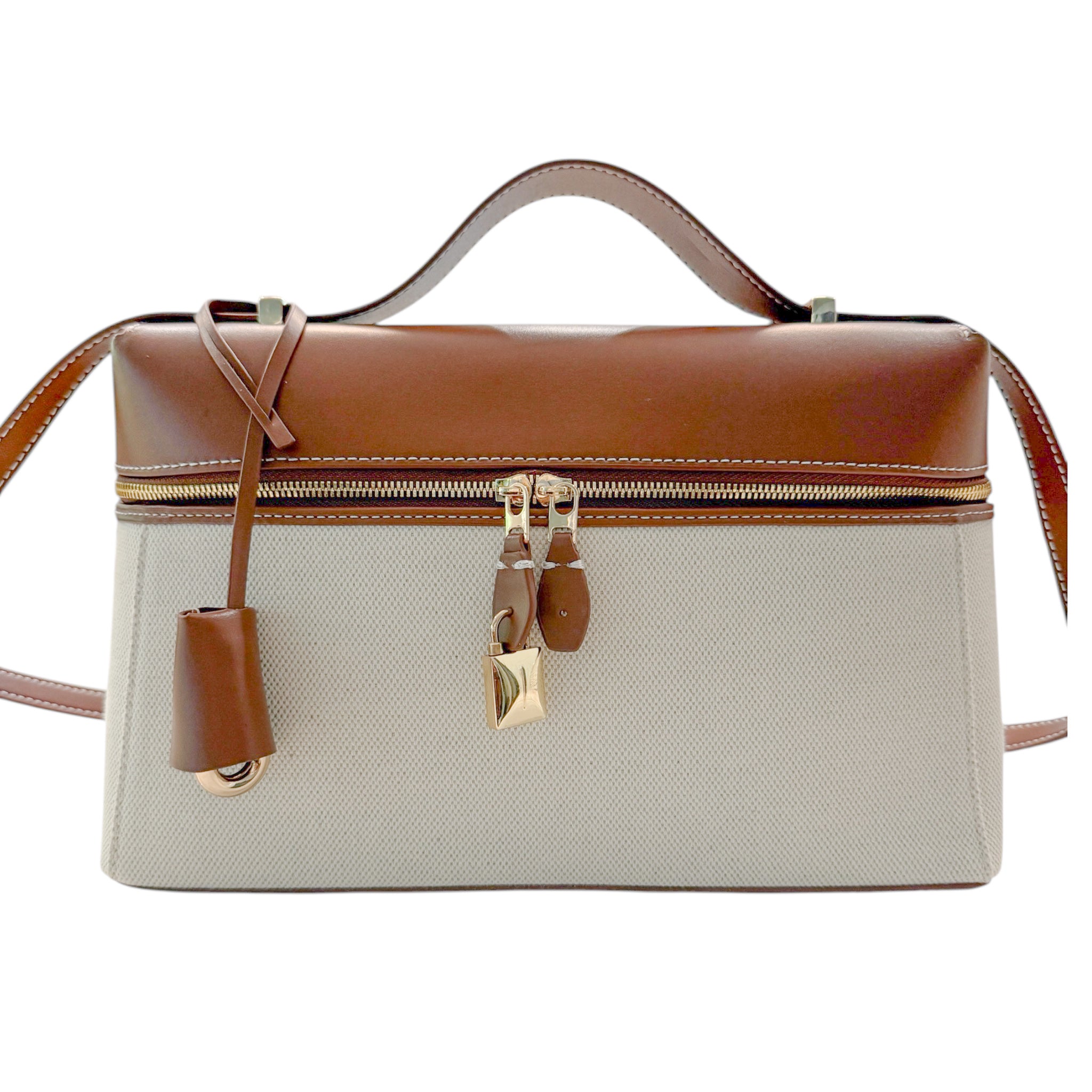 THE ZELMA LEATHER BAULETTO BAG