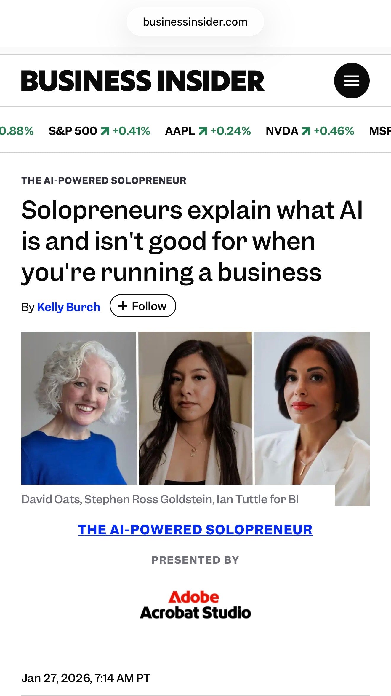 Founder of The Bag Icon, Seneca Connor, Featured in Business Insider thebagicon