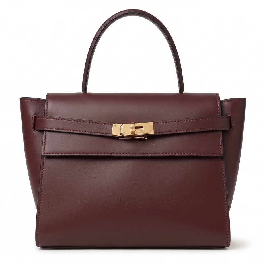 THE DIANA SMOOTH LEATHER TOP HANDLE BAG