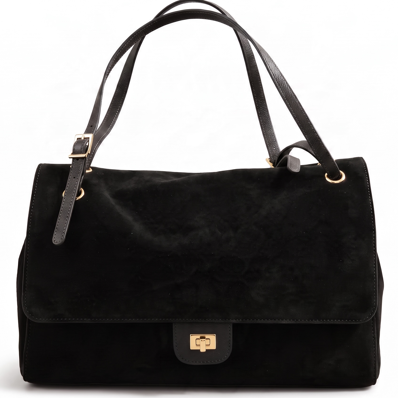 WILMA LARGE SUEDE SHOULDER BAG