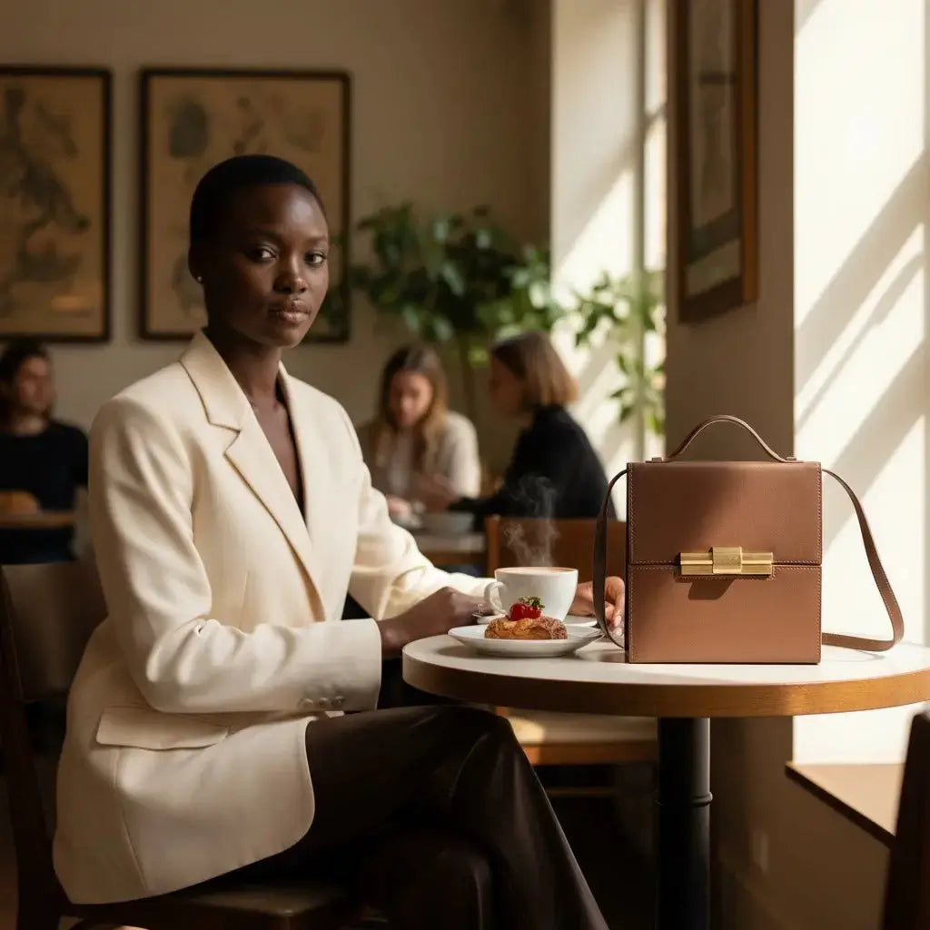 THE NINA CIGAR BOX BAG thebagicon