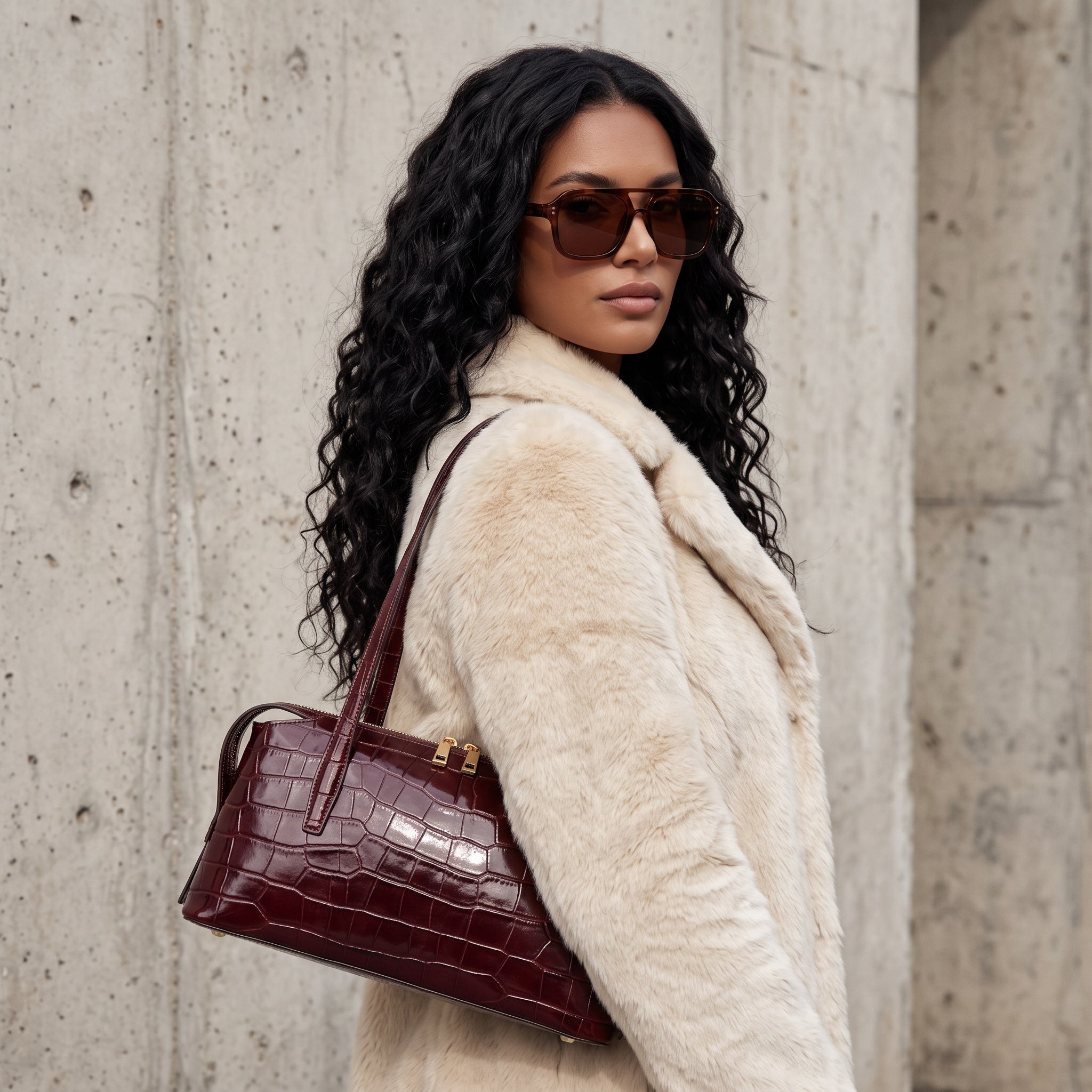 THE LORETTA EAST-WEST SHOULDER BAG