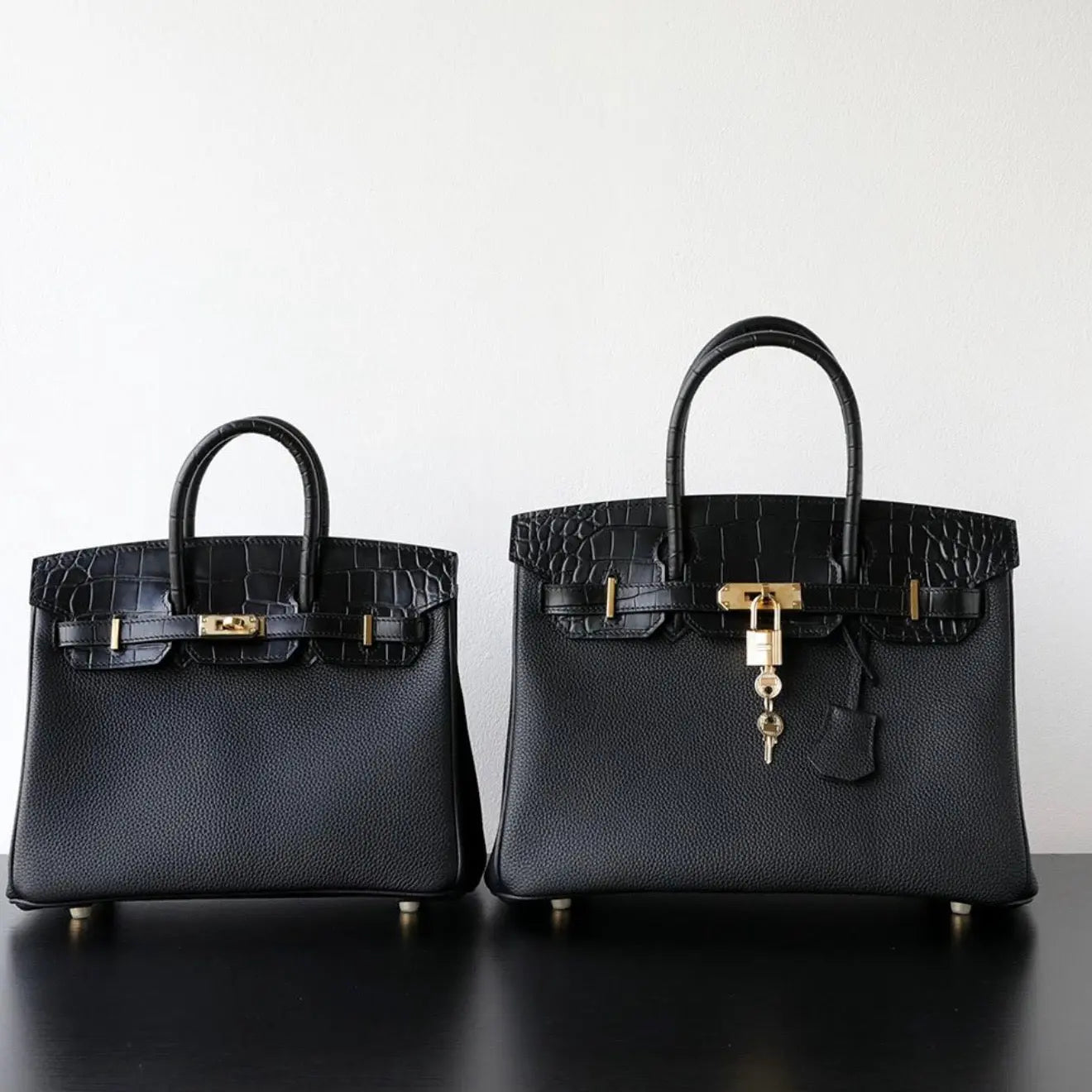 THE GWEN LEATHER AND CROC DUO partners-demo