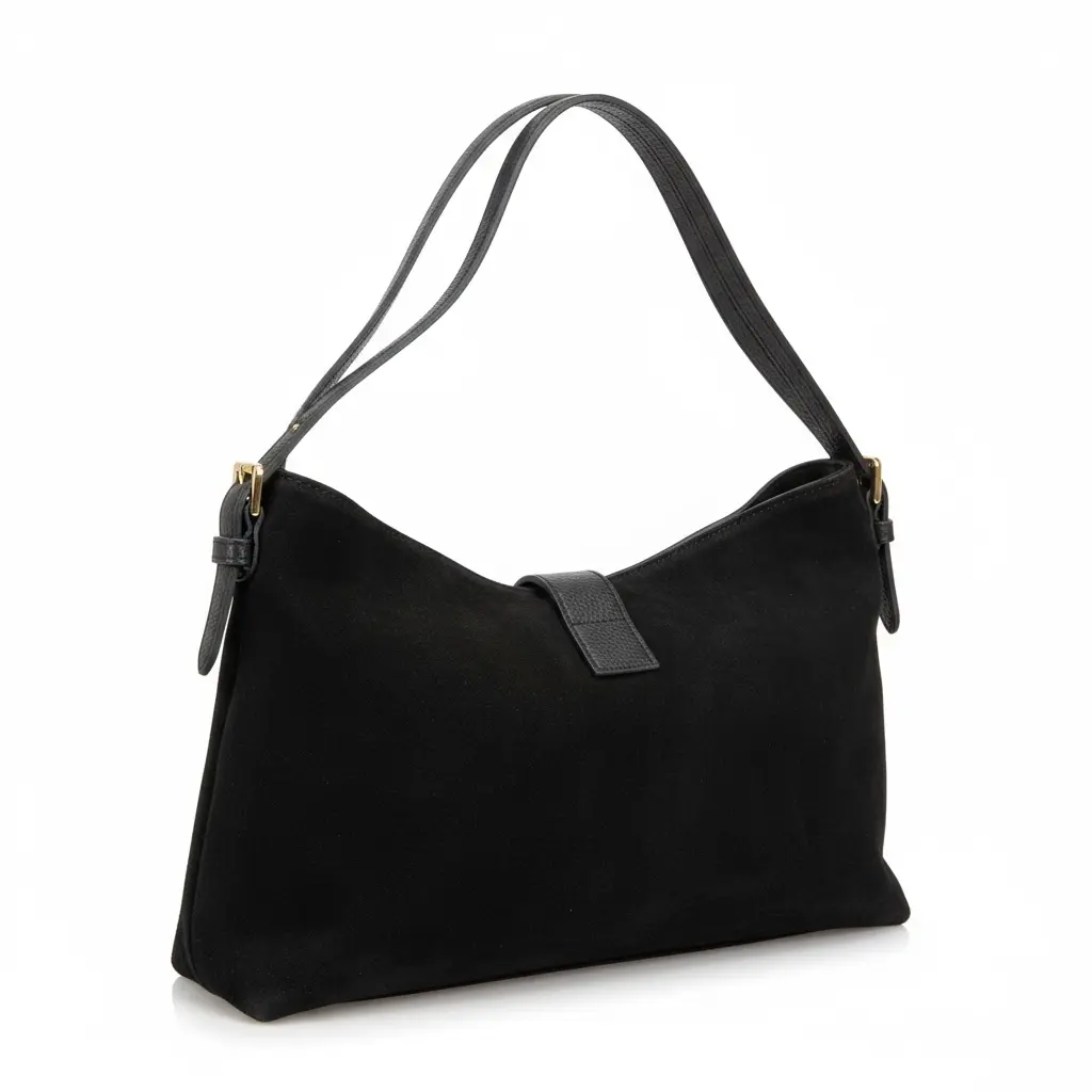 THE CLARA SUEDE SLOUCH BAG thebagicon