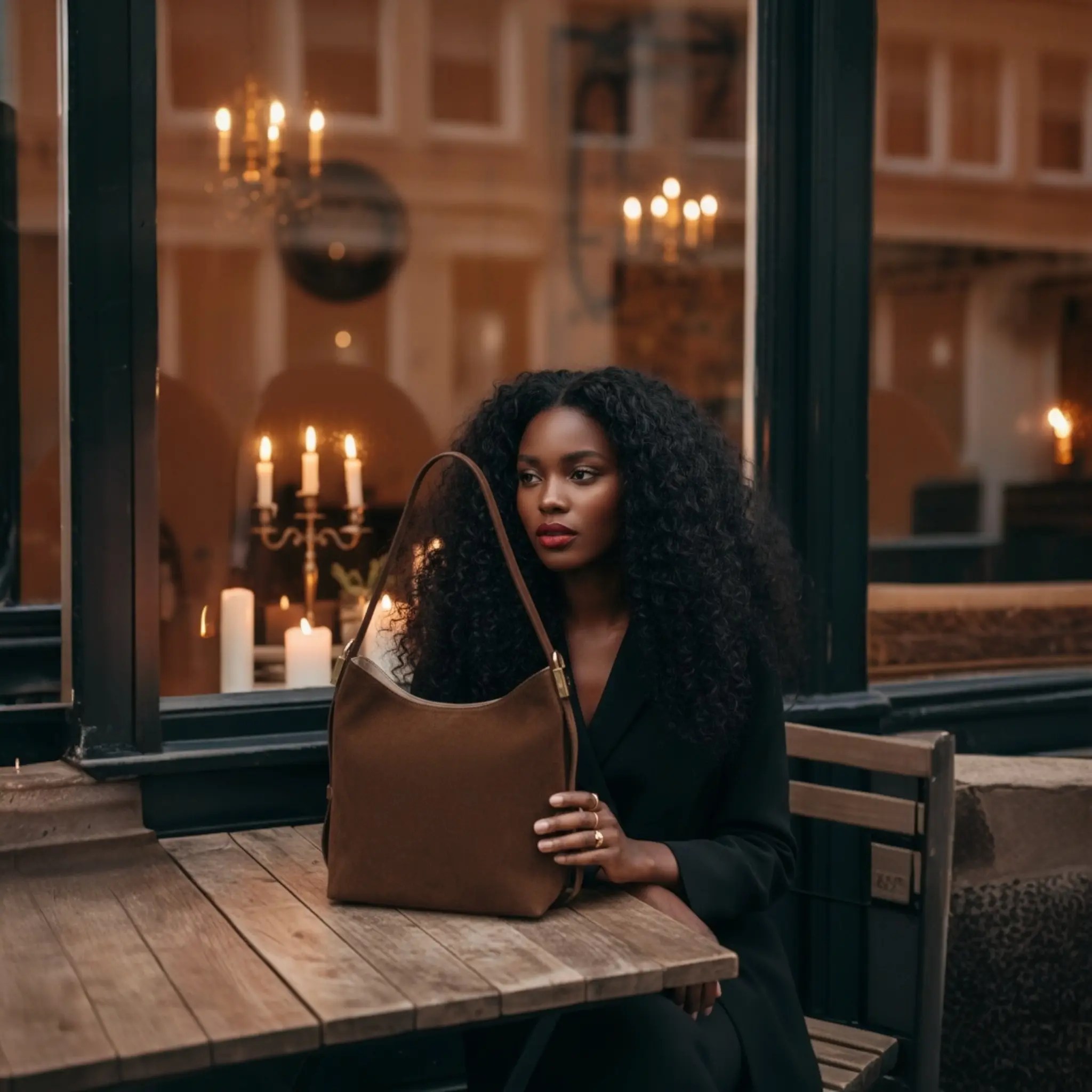 THE ELIZABETH SUEDE BUCKET BAG thebagicon