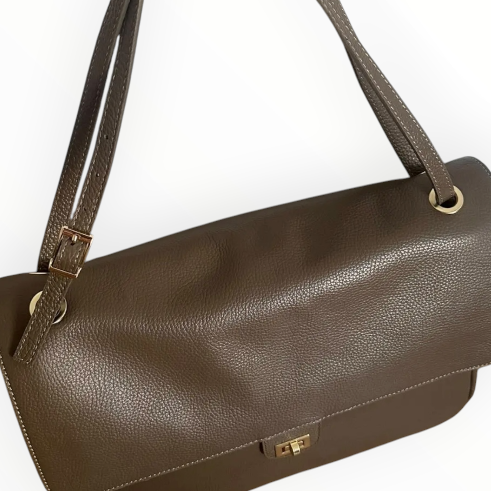 WILMA LARGE LEATHER SHOULDER BAG