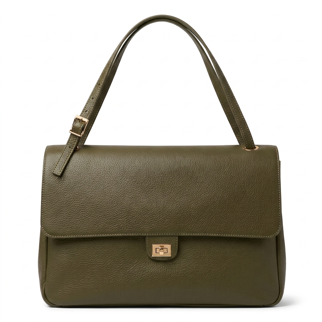 WILMA LARGE LEATHER SHOULDER BAG