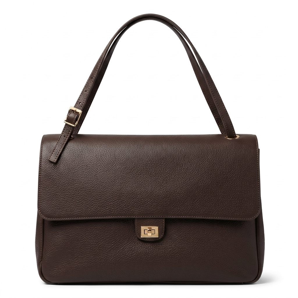 WILMA LARGE LEATHER SHOULDER BAG