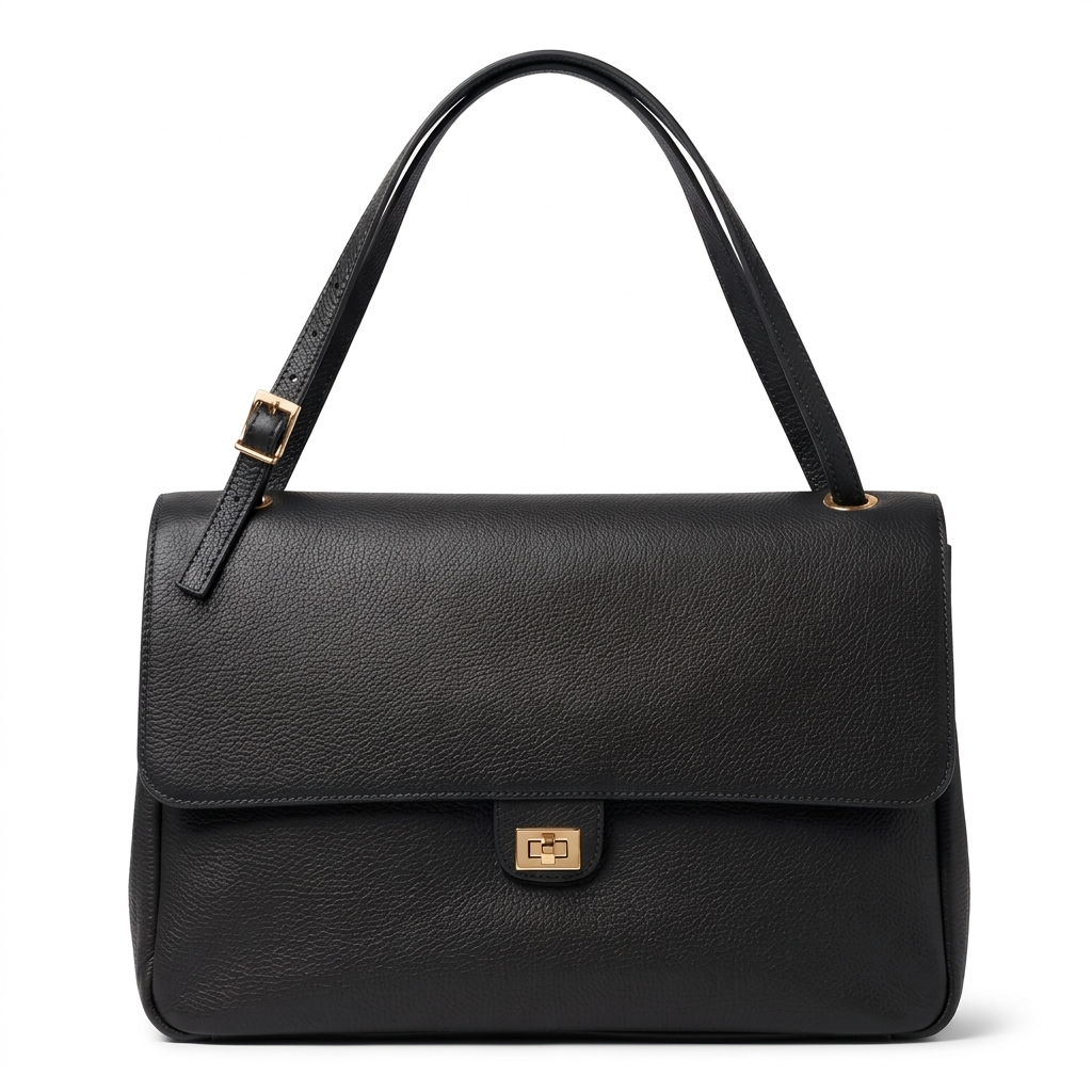 WILMA LARGE LEATHER SHOULDER BAG