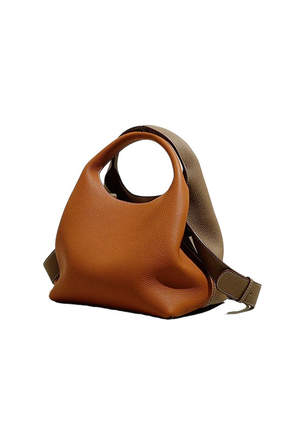 THE JO TWO-TONED BUCKET BAG