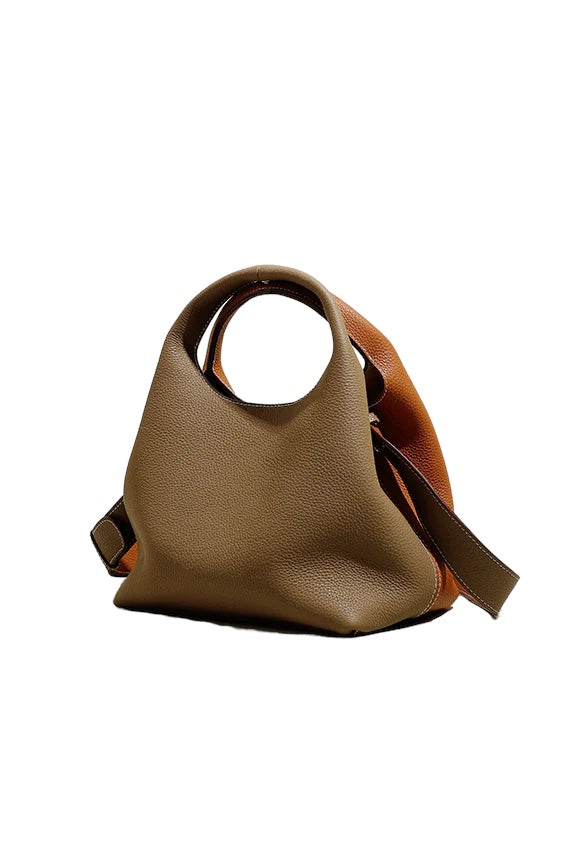 THE JO TWO-TONED BUCKET BAG