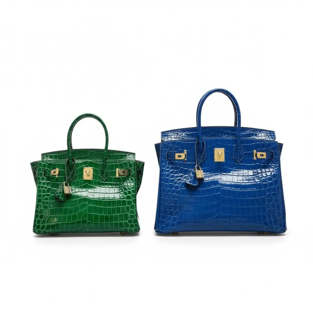 THE GWEN - CROC EMBOSSED thebagicon