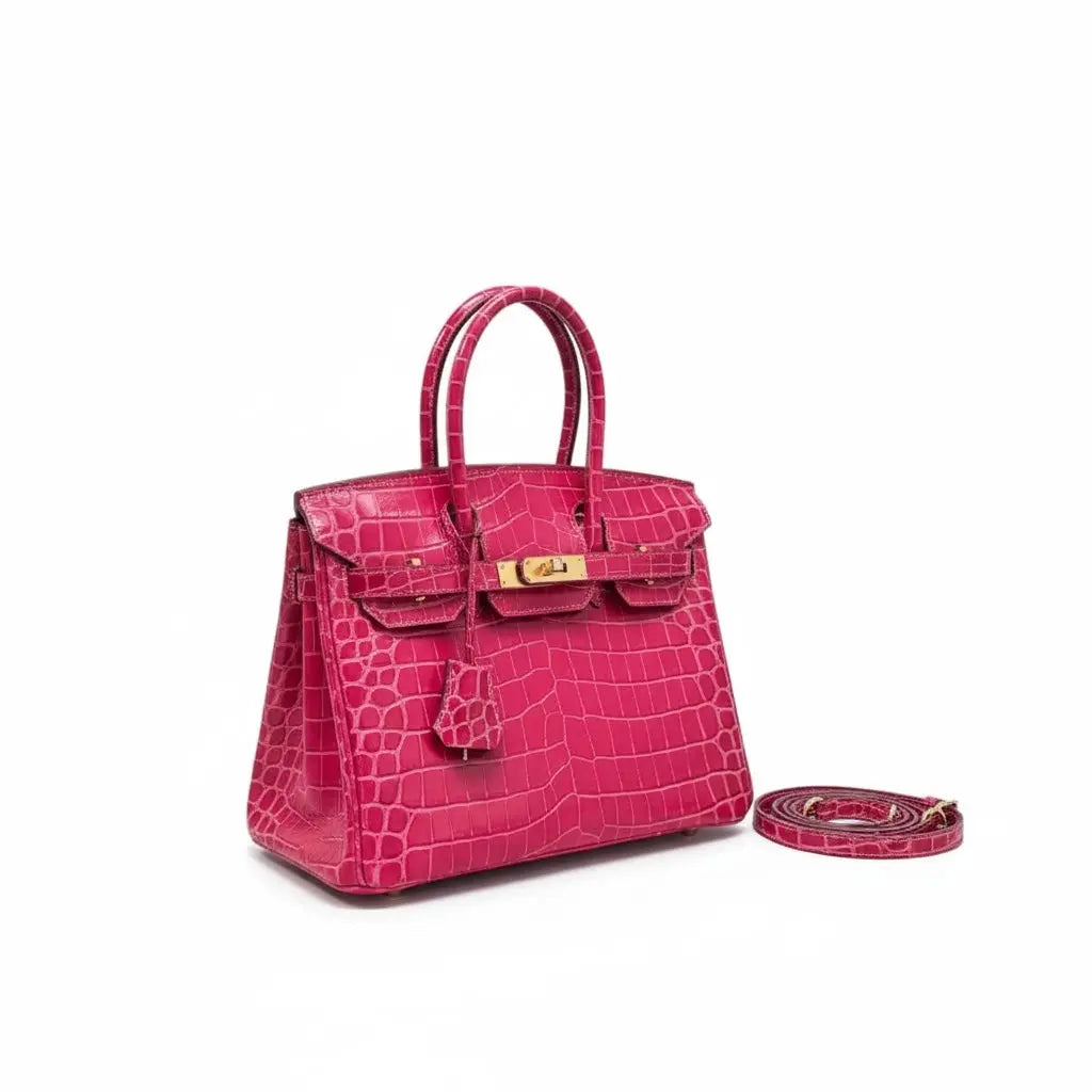 THE GWEN - CROC EMBOSSED thebagicon