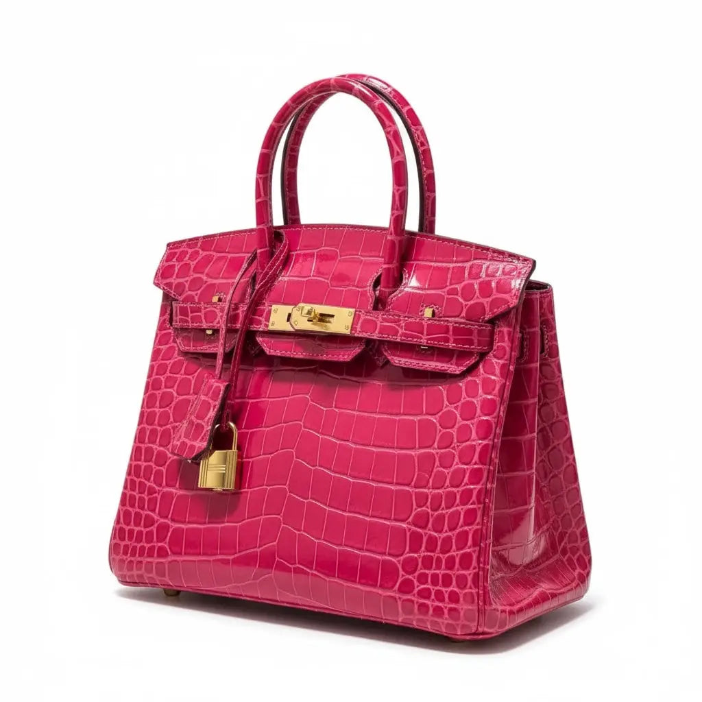 THE GWEN - CROC EMBOSSED thebagicon
