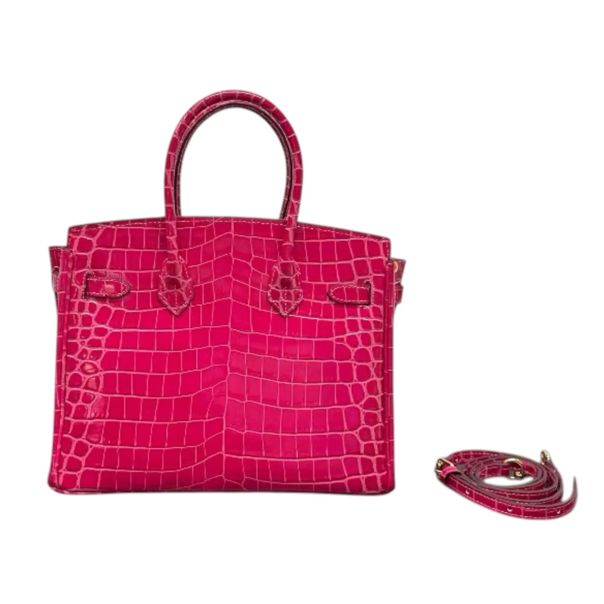 THE GWEN - CROC EMBOSSED thebagicon