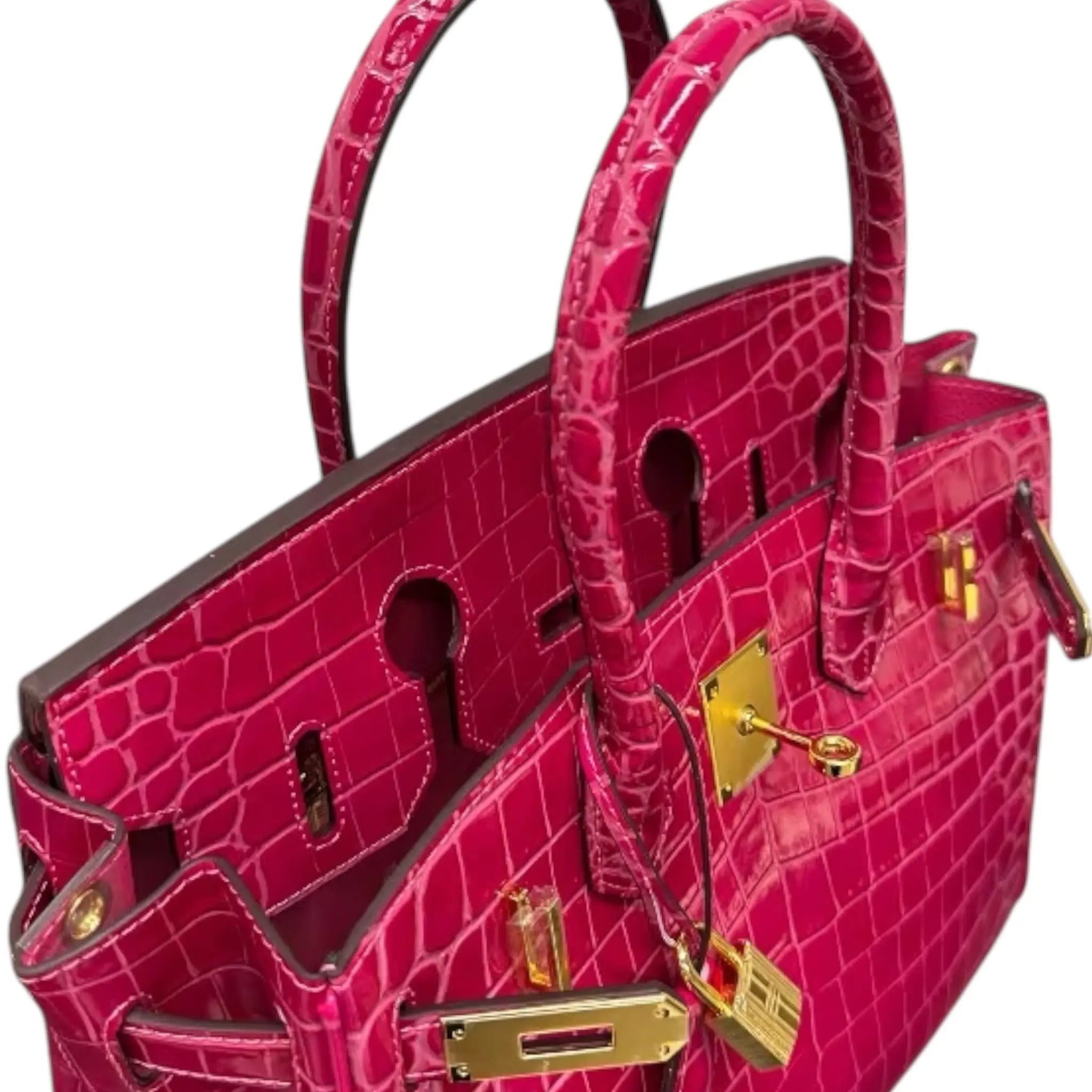 THE GWEN - CROC EMBOSSED thebagicon