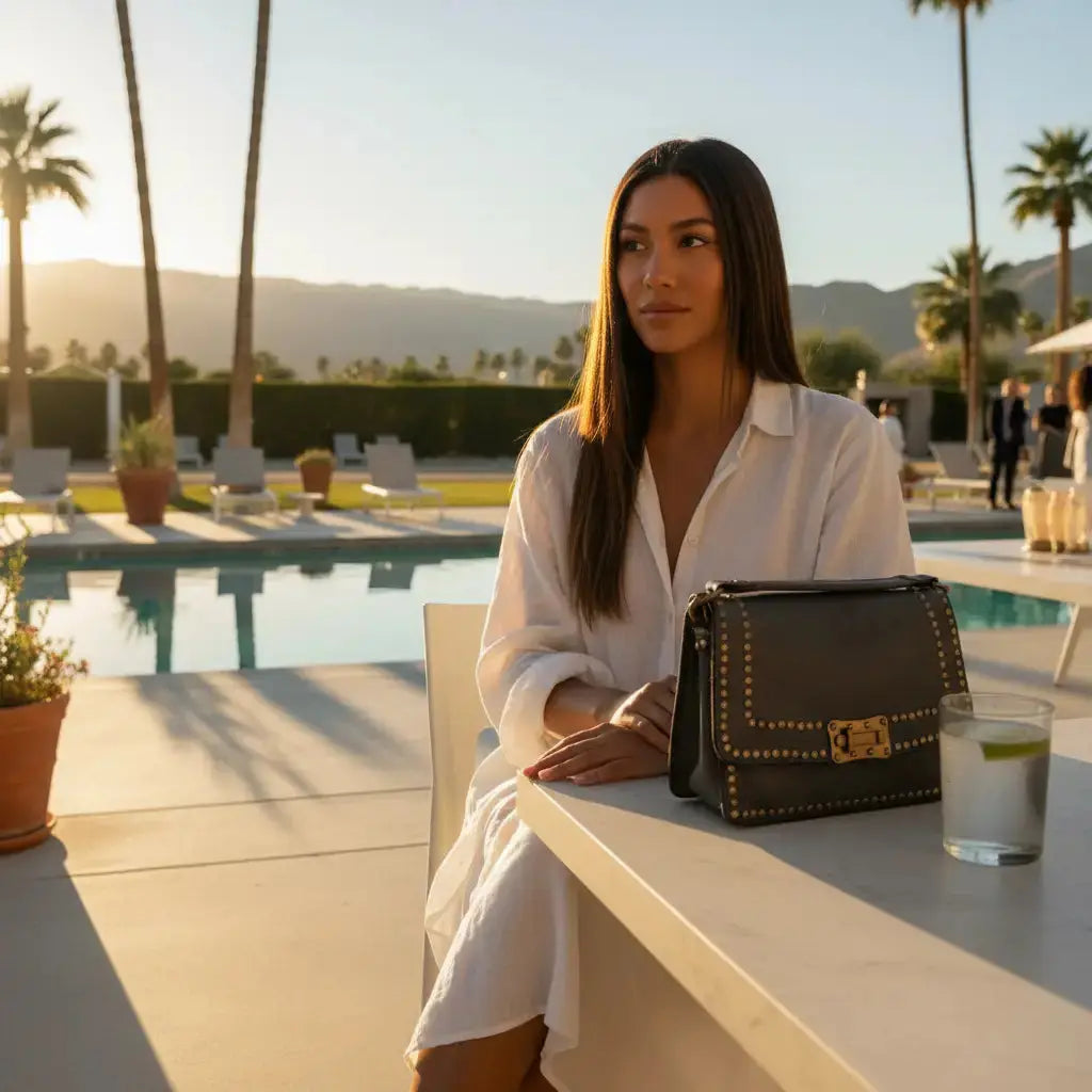 THE MAGGIE VINTAGE LEATHER SHOULDER BAG thebagicon