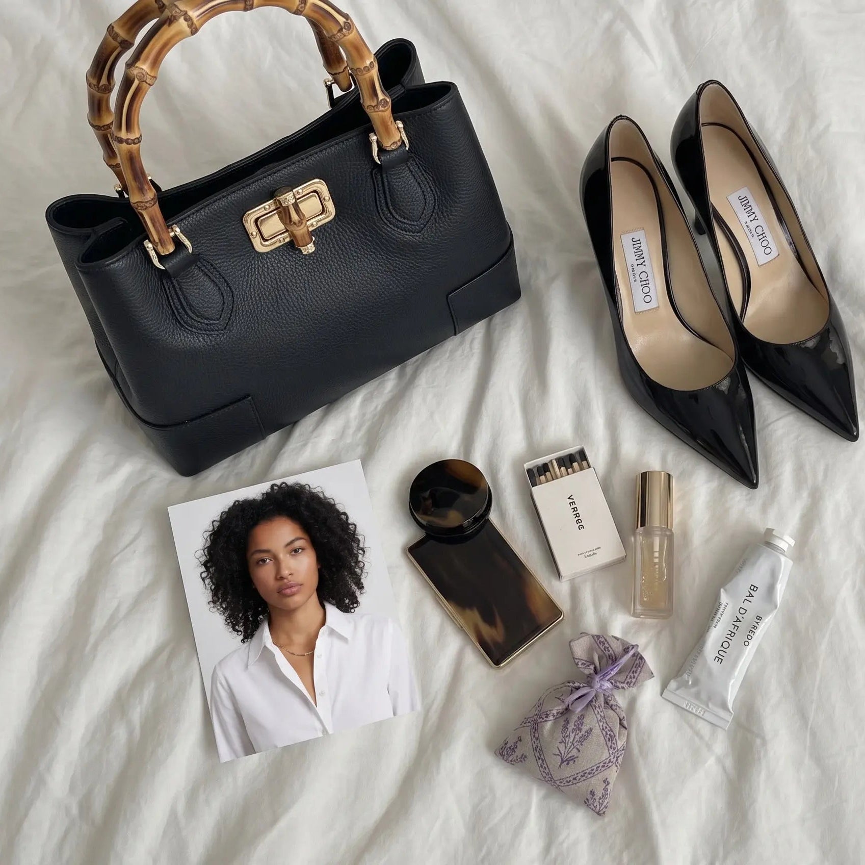 THE C.J. BAMBOO TOP HANDLE BAG | thebagicon