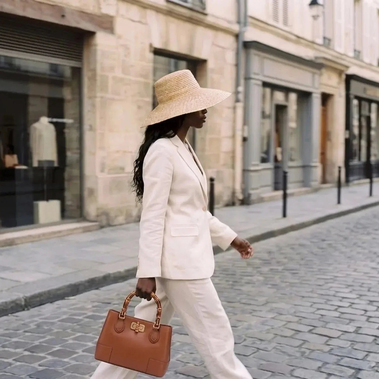 The C.J. Bamboo Top Handle Bag Nanabags