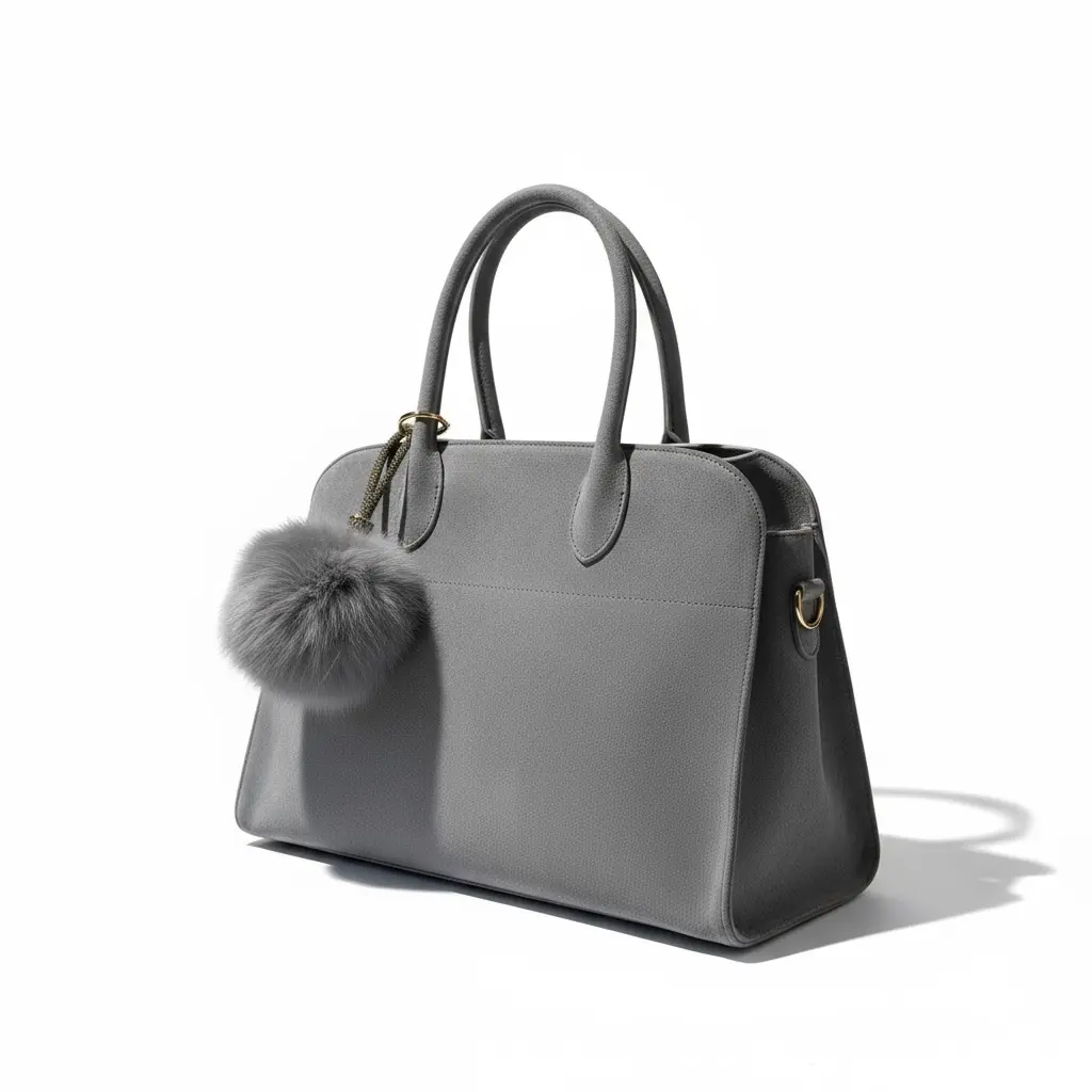 GLAM POUF HANDBAG CHARM thebagicon