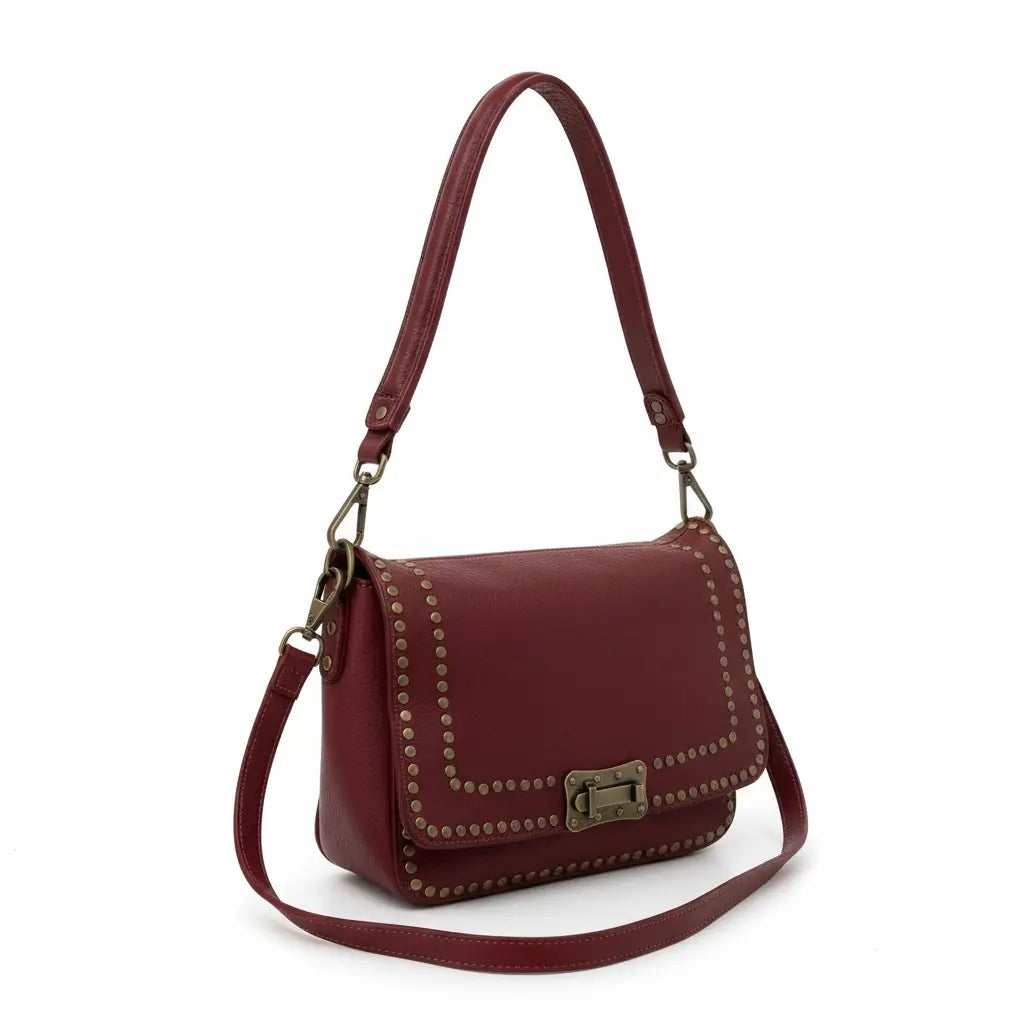 THE MAGGIE VINTAGE LEATHER SHOULDER BAG thebagicon