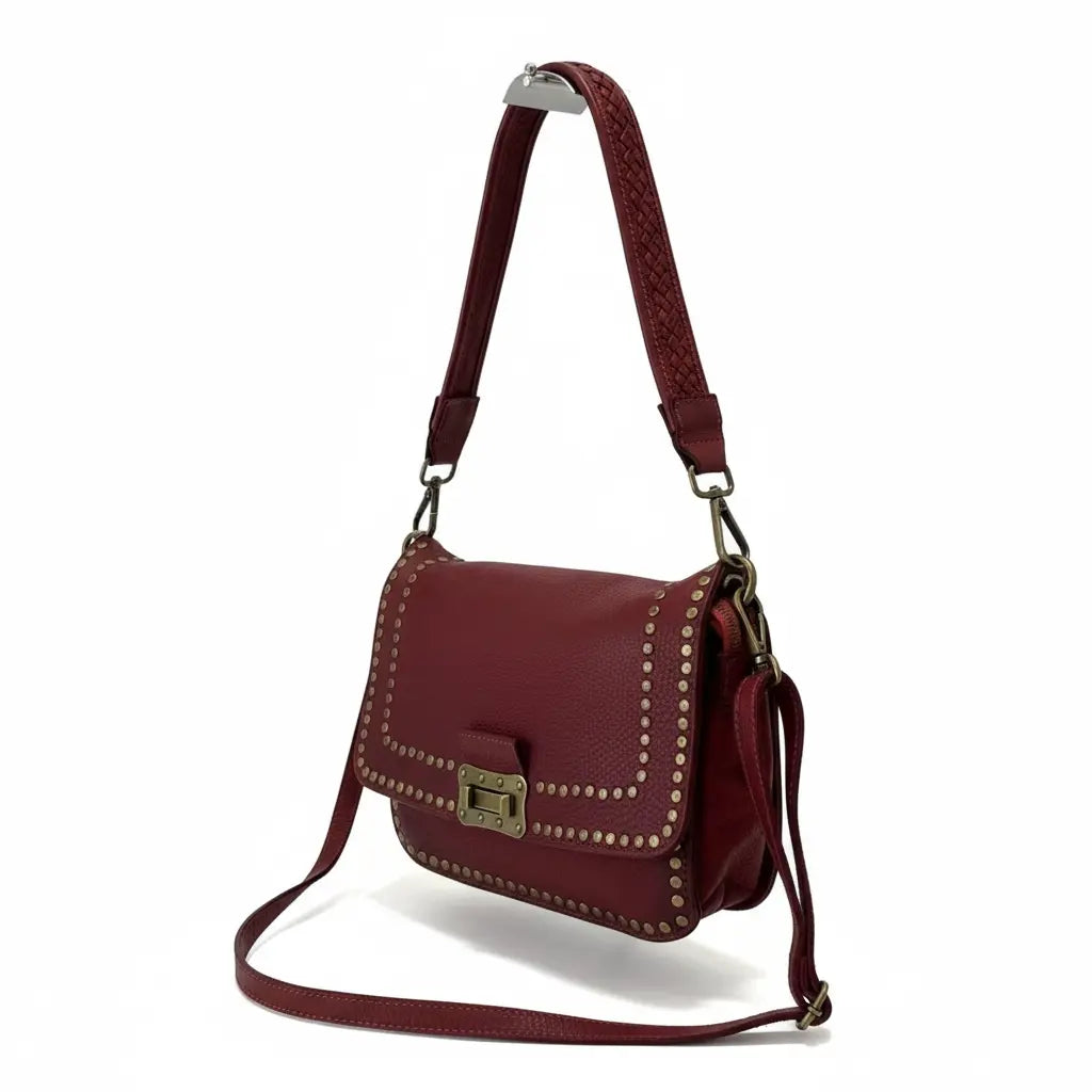 THE MAGGIE VINTAGE LEATHER SHOULDER BAG thebagicon