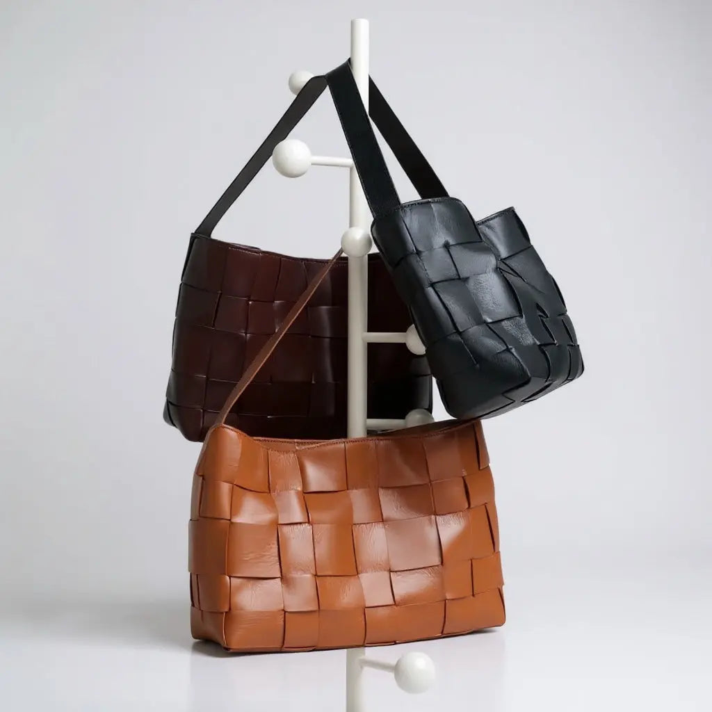 THE JOSEPHINE WOVEN TOTE thebagicon