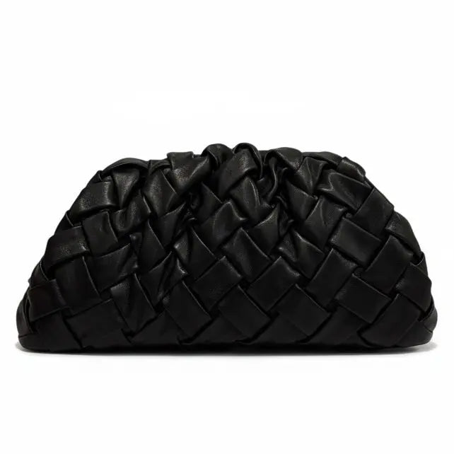 THE PHILLIS WOVEN CLUTCH thebagicon