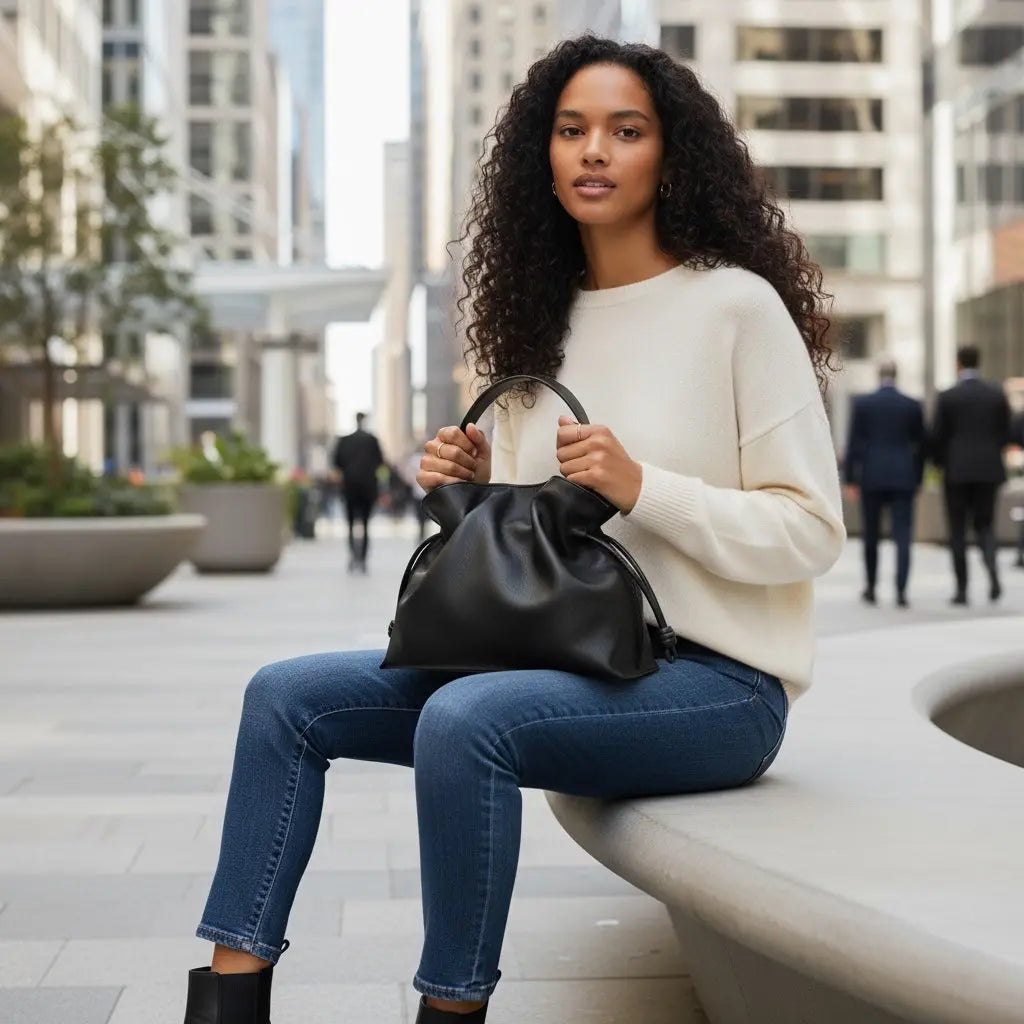 THE BERNADETTE SLOUCHY SHOULDER BAG thebagicon