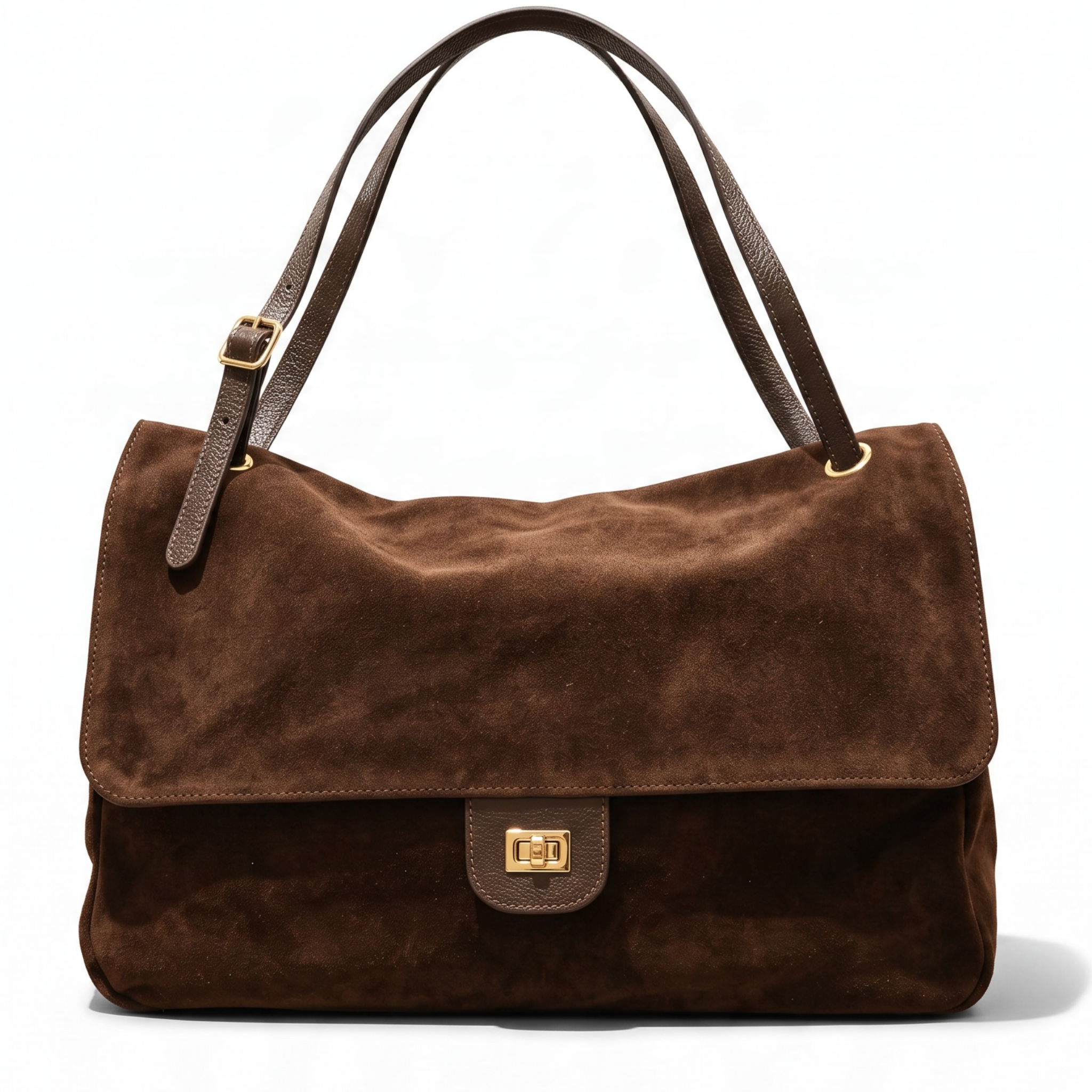 WILMA LARGE SUEDE SHOULDER BAG