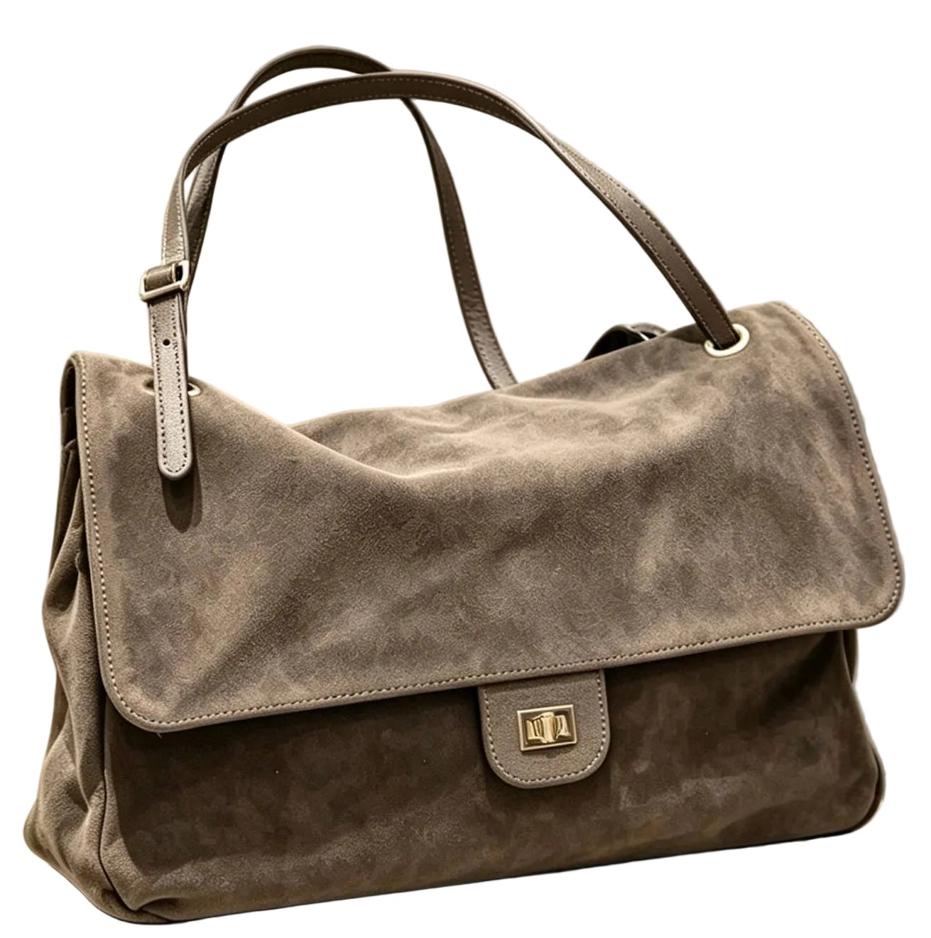 WILMA LARGE SUEDE SHOULDER BAG